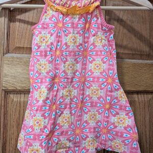 Colorful Floral Sleeveless Dress